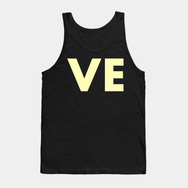 VE cream Tank Top by Dpe1974